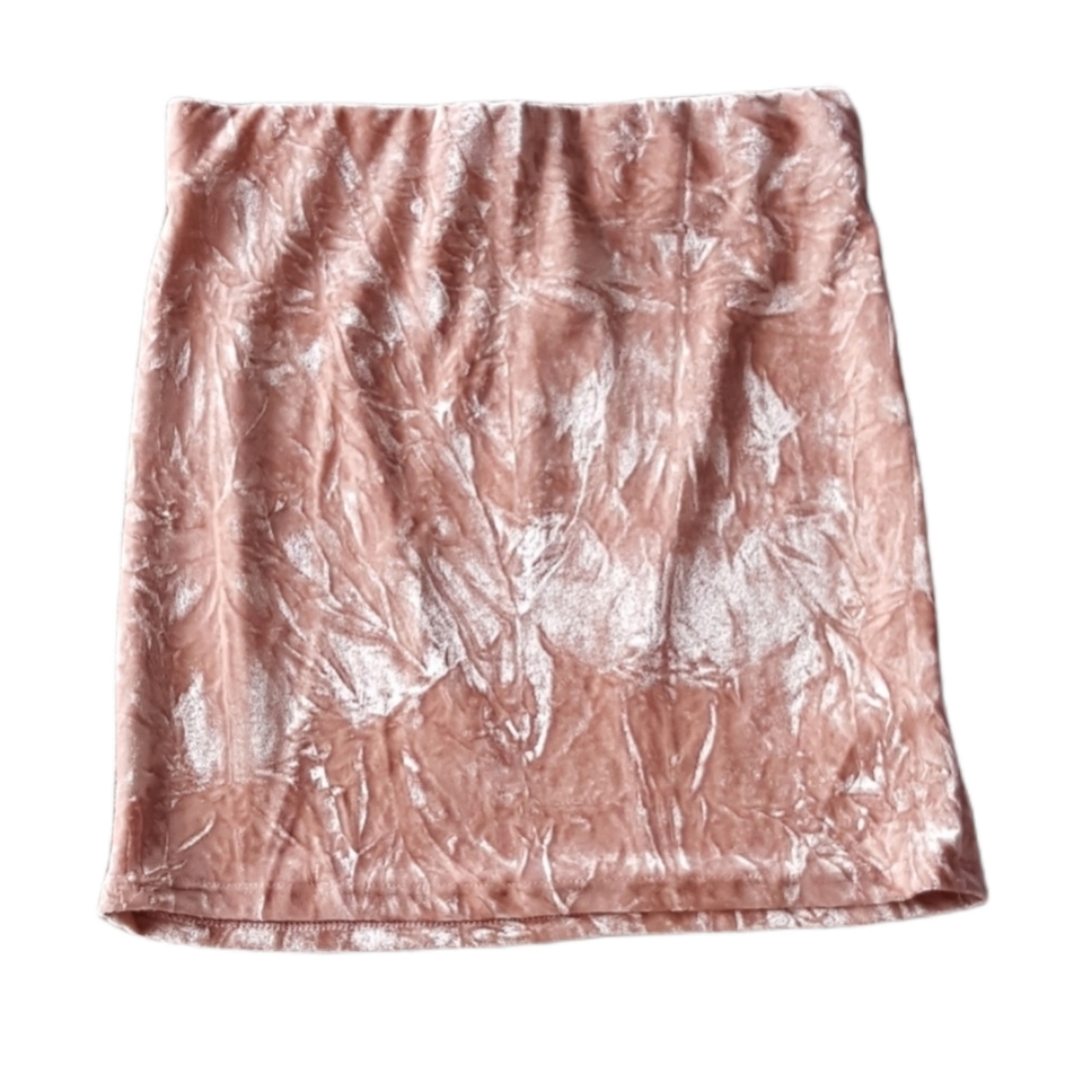 AKIRA Velvet mini skirt stretchy
